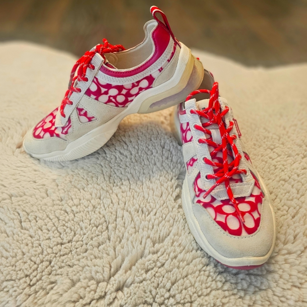 coach women city sole sig mesh runners